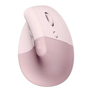 Mouse Logitech Inalámbrico Vertical Lift Rosa