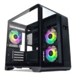 Gabinete Gamer TECWARE Arc M Black 3 Coolers Argb