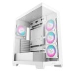 Gabinete Gamer Deepcool CG580 4 Coolers ARGB White