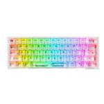 Teclado Mecánico Redragon Fizz K617 CT RGB Transparente