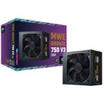 Fuente de Alimentación Cooler Master MWE Bronze 750w V3 80 Plus Bronze