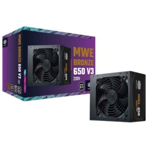 Fuente de Alimentación Cooler Master MWE Bronze 650w V3 80 Plus Bronze