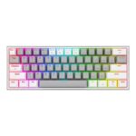 Teclado Mecánico Inalámbrico Redragon Fizz Pro K616 RGB Gris y Blanco Español