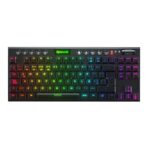 Teclado Mecánico Inalámbrico Redragon K621 Horus TKL Black RGB SW Red