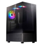 Gabinete Gamer TECWARE XPG Invader Mini 5 Coolers Black
