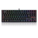 Teclado Mecánico Redragon K552 RGB Black SW Red