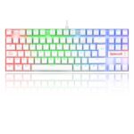 Teclado Mecánico Redragon K552 RGB White SW Red
