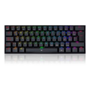 Teclado Mecánico Redragon K630 NegroSW Red RGB