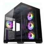 Gabinete Gamer TECWARE VXR Evo Black 4 Coolers Argb