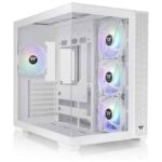 Gabinete Gamer THERMALTAKE View 380 TG Argb White 4 Coolers