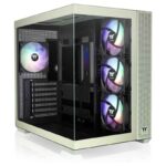 Gabinete Gamer THERMALTAKE View 380 TG Argb Matcha Green 4 Coolers
