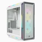 Gabinete Gamer CORSAIR 5000T RGB iCUE 3 Coolers White