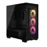 Gabinete Gamer CORSAIR 3500X ARGB 3 Coolers Black