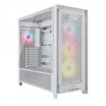Gabinete Gamer CORSAIR FRAME 5000D FRAME RS ARGB White 4 Coolers
