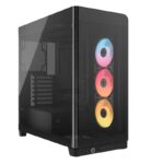 Gabinete Gamer CORSAIR FRAME 4500X RS-R ARGB Black 3 Coolers