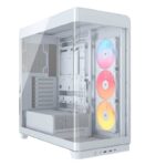 Gabinete Gamer CORSAIR FRAME 4500X RS-R ARGB White 3 Coolers