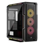 Gabinete Gamer CORSAIR 5000T LX ARGB Black iCUE LINK 3 coolers