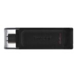 Pen Drive KINGSTON DataTraveler 70 64GB USB 3.2 Gen 1 Tipo C Negro