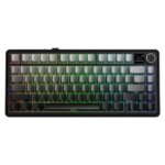 Teclado Mecánico Inalámbrico Aula F75 MAX SW REAPER Black Degrade
