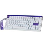 Teclado Magnético AULA Hero 84 HE White Purple SW Black King