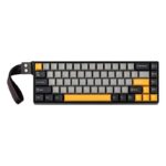 Teclado Magnético AULA WIN68 HE MAX Dark Grey Yellow SW Meteor