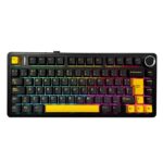 Teclado Mecánico Inalámbrico Aula F75 SW REAPER Black Orange