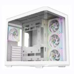 Gabinete Gamer COOLER MASTER Elite 600 Black 4 Coolers Vidrio Curvo W