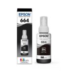Botella de Tinta Epson 664 Negra EcoTank L380-L120-L110-L1300 + – 70ML