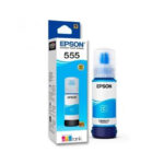Botella de Tinta Epson 555 Cian EcoTank L8160/8180 – 70ML