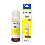 Botella de Tinta Epson 504 Amarilla L400 L600 L1400 70 ml