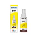 Botella de Tinta Epson 664 Amarilla EcoTank L380-L120-L110-L1300 + – 70ML