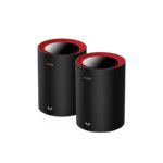 Router Sistema Mesh Cudy AX3000 Gigabit 2u pack Black Wifi 6