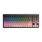 Teclado Mecánico Inalámbrico Aula F87 Pro V2 SW GRAYWOOD BlackPink Degrade
