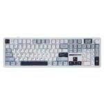 Teclado Mecánico Inalámbrico Aula F108 Pro SW GRAYWOOD White Blue Purple