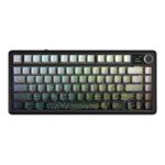 Teclado Mecánico Inalámbrico Aula F75 MAX SW REAPER Black Degrade Contour