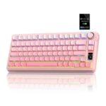Teclado Mecánico Inalámbrico Aula S75 Pro SW SEIYA Pink Degrade