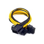 Adaptador Divisor de CPU 1 x 8 pines a 2 X 8 PCI-Express (6+2 pin)